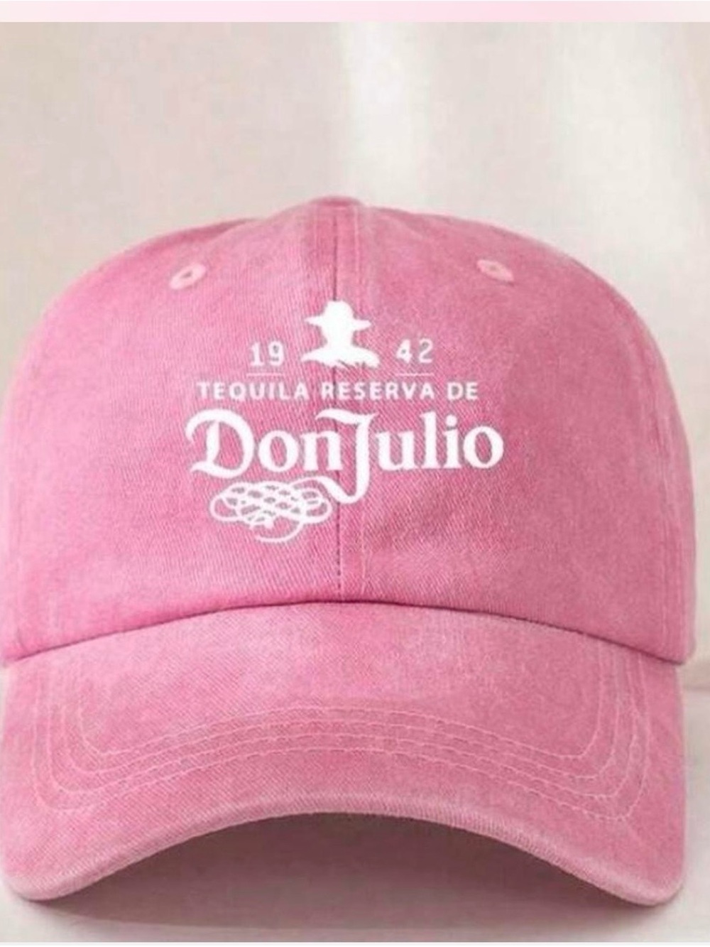 Pink Logo Baseball Cap - Women